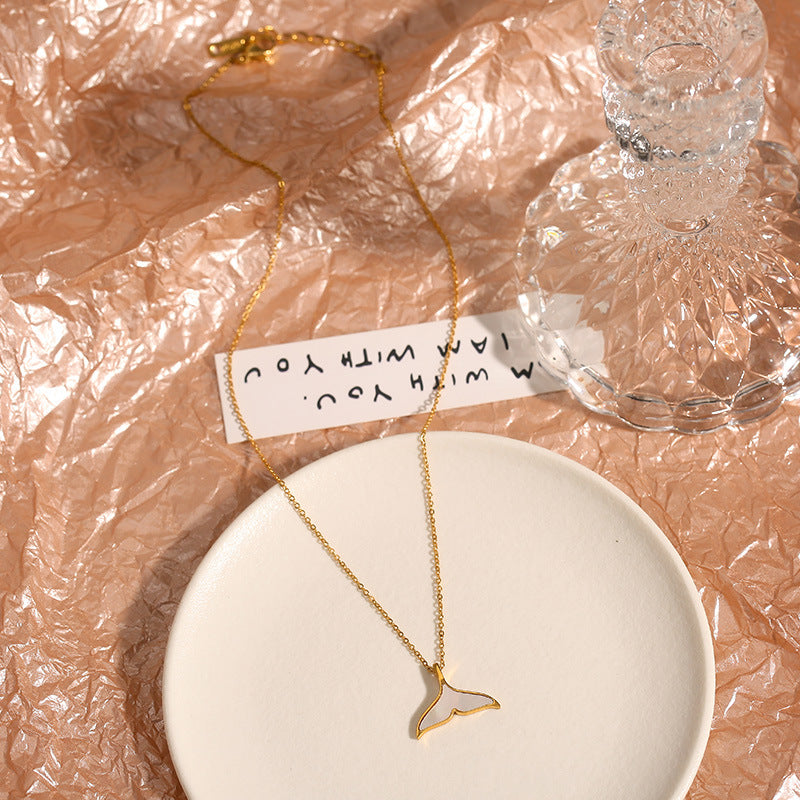 Whale Tail Shell Necklace