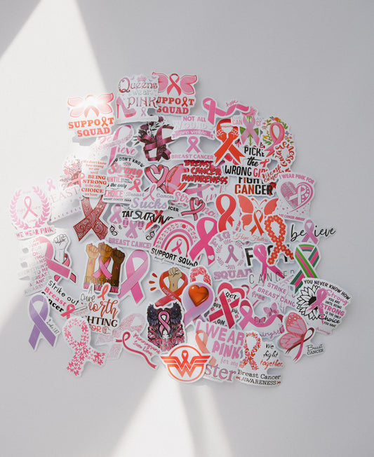 Breast Cancer Stickers (Mystery)