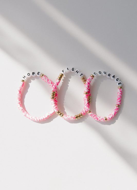 Breast Cancer Friendship Bracelet