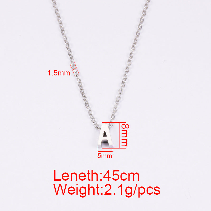 Initial Necklace (Silver)