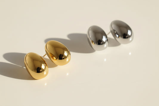 Bean Stud Earring