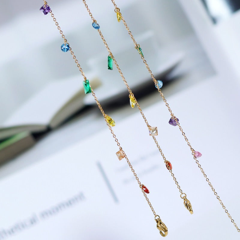 Rainbow Gems Necklace