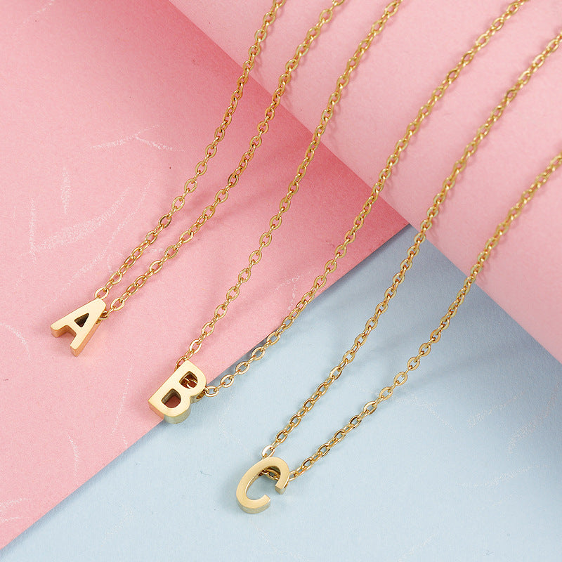 Initial Necklace (Gold)