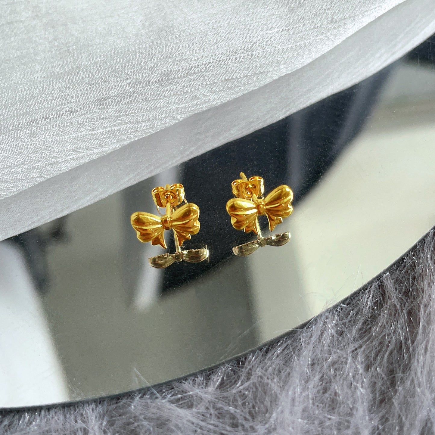 Bow Stud Earrings