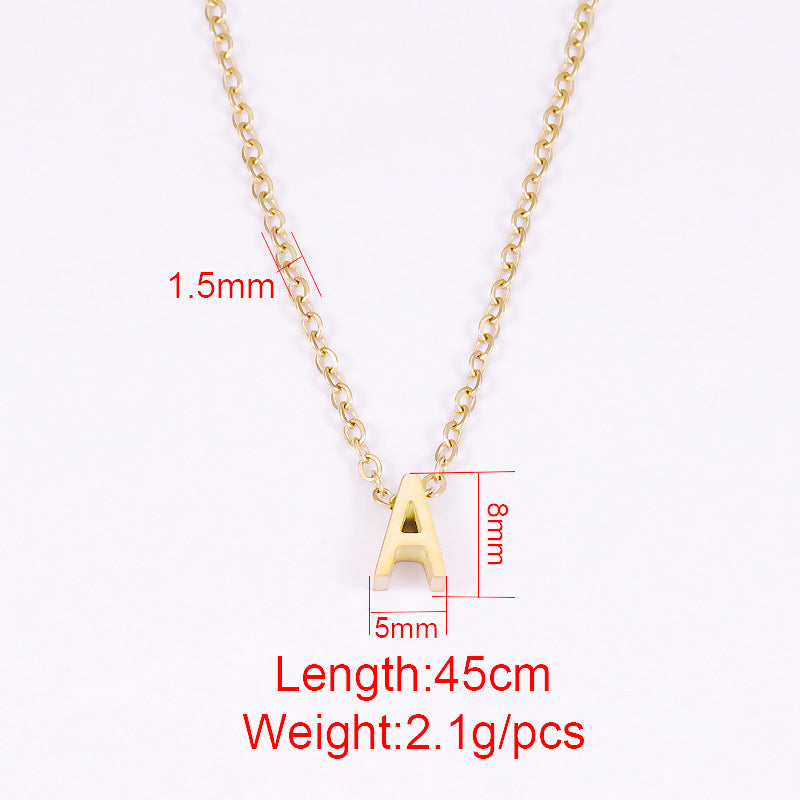 Initial Necklace (Gold)