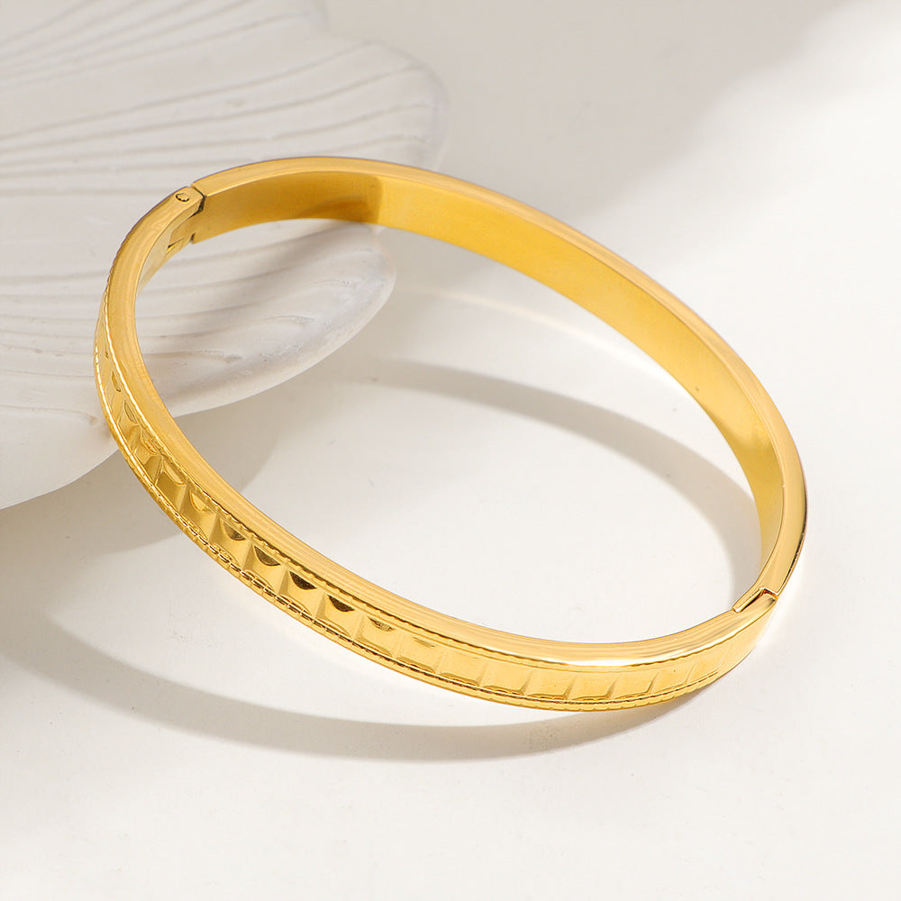 Raised Square Bangle
