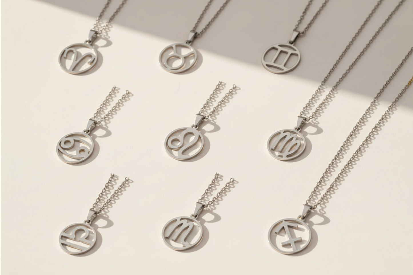 Astrology Necklace Stainless Steel