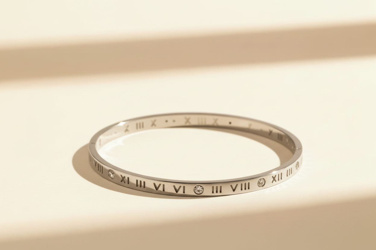 Roman Numeral Bangle