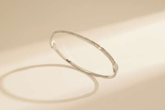 Thin Crystal Bangle