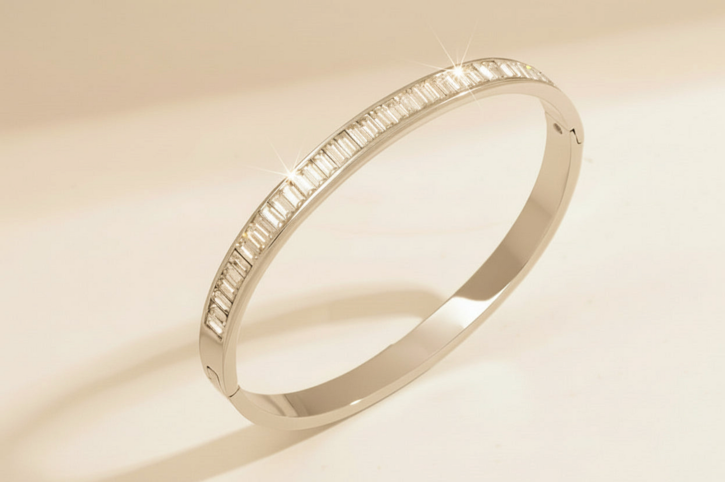 Rectangle Crystal Bangle