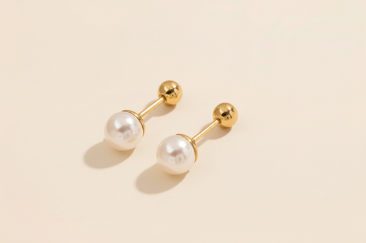 Pearl Ball Back Stud