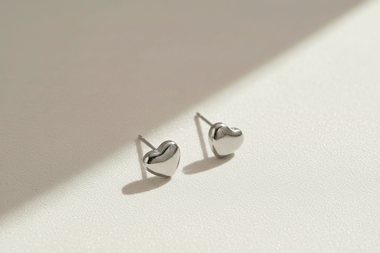 Heart Shaped Studs