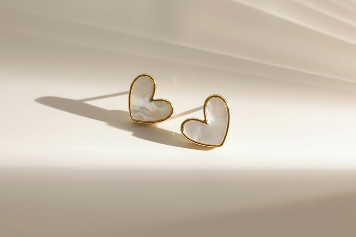 Heart Shaped Studs