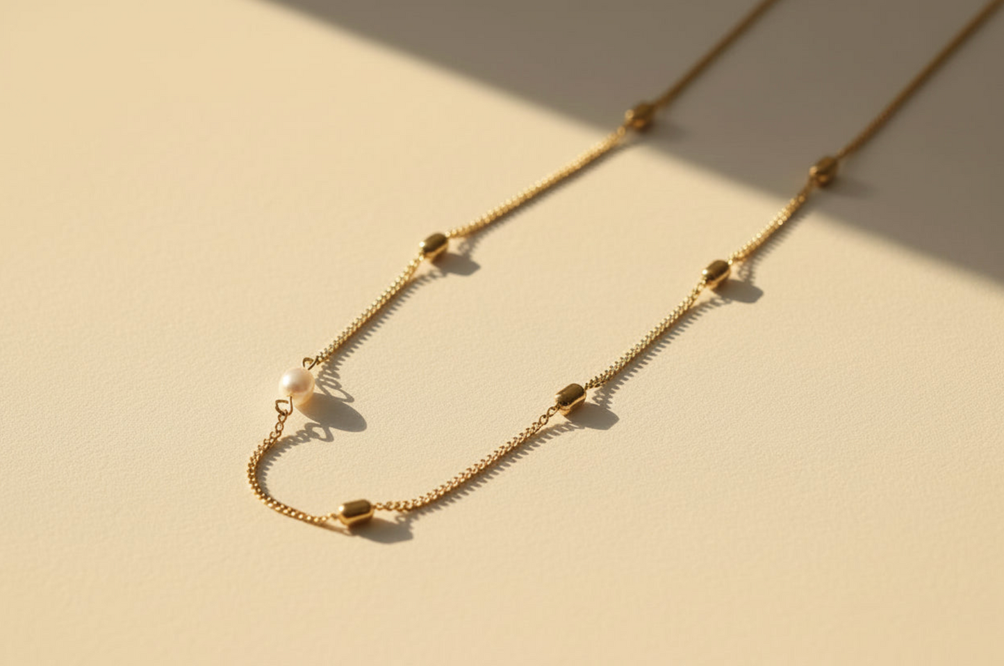 Oval Pearl Necklace