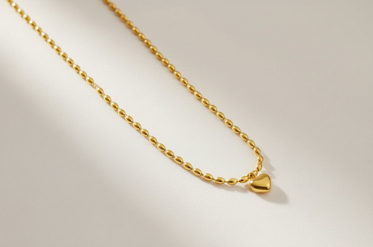 Beaded Heart Necklace