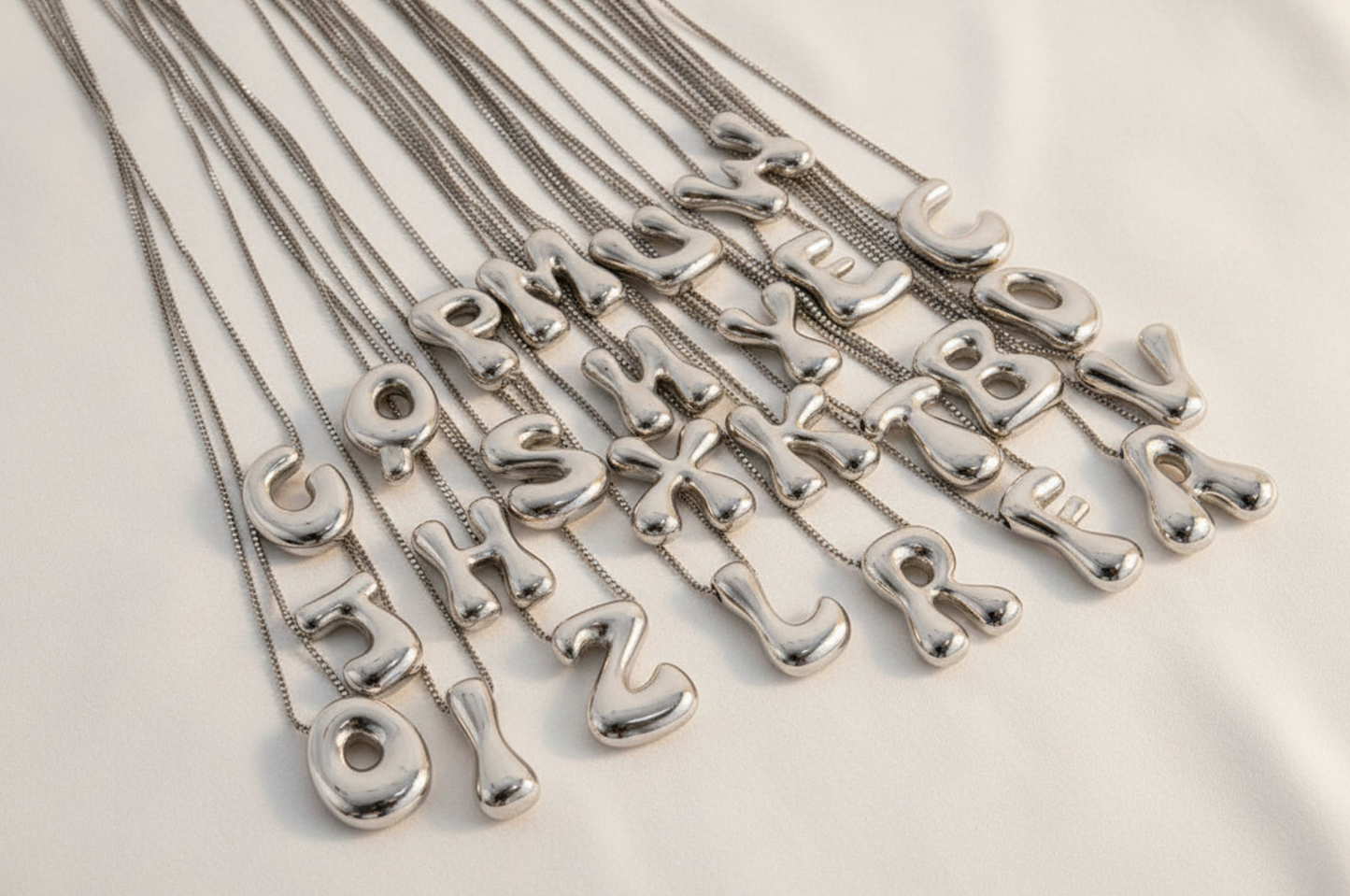 Bubble Letter Necklace