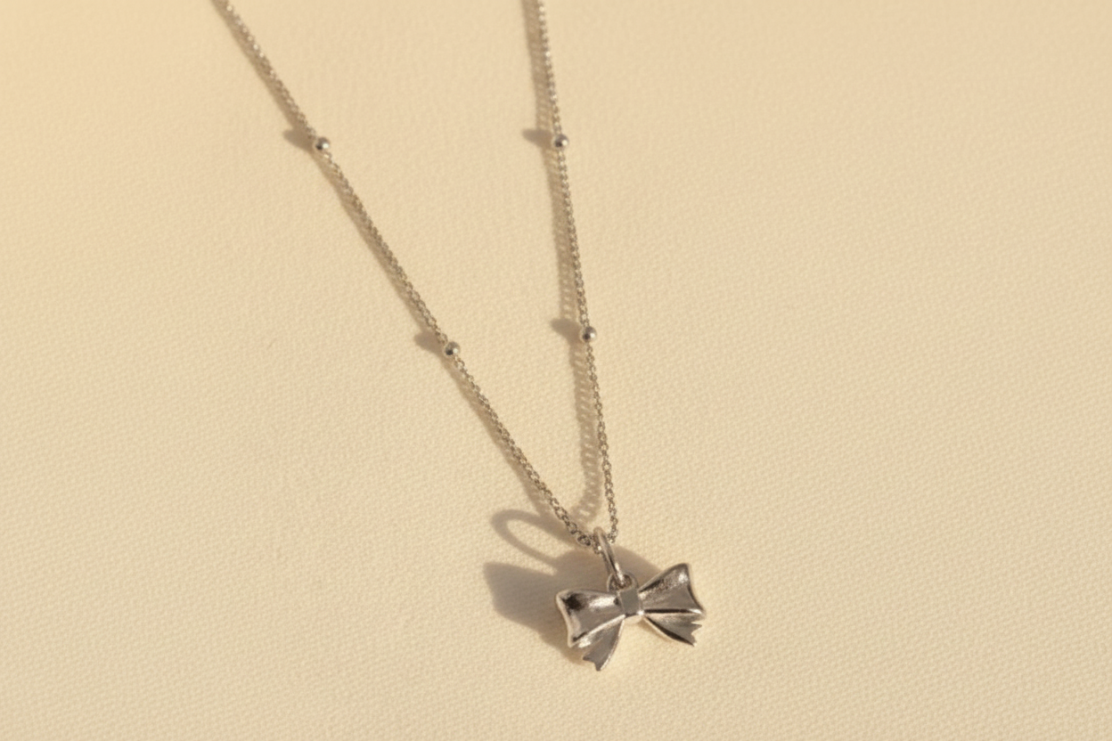 Bow Dotted Anklet