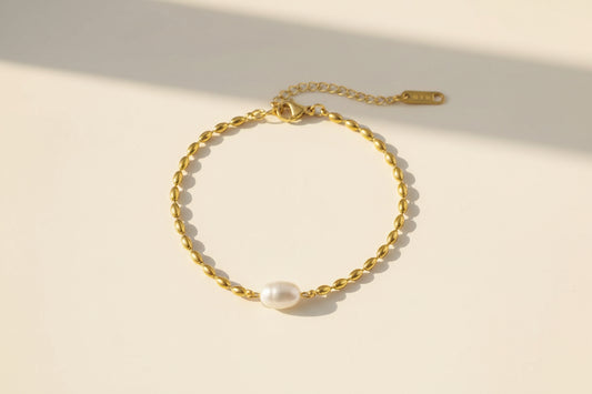 Beaded Pearl Bracelet