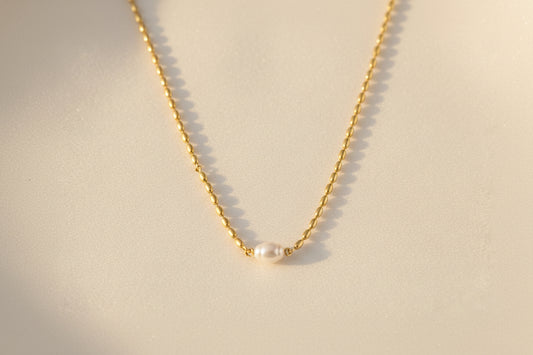 Beaded Pearl Necklace
