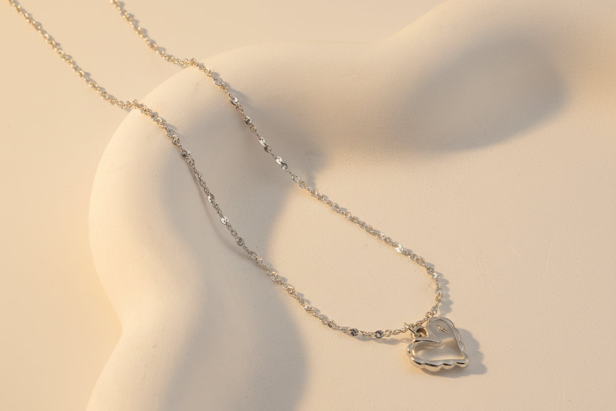 Embossed Heart Necklace