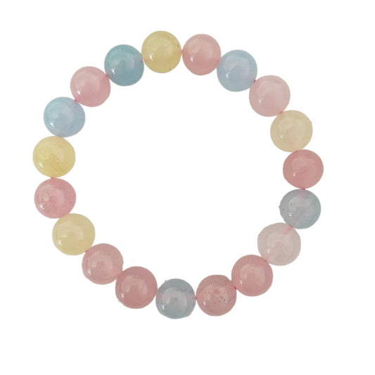 Genuine Gemstone Bracelet-Multi Morganite