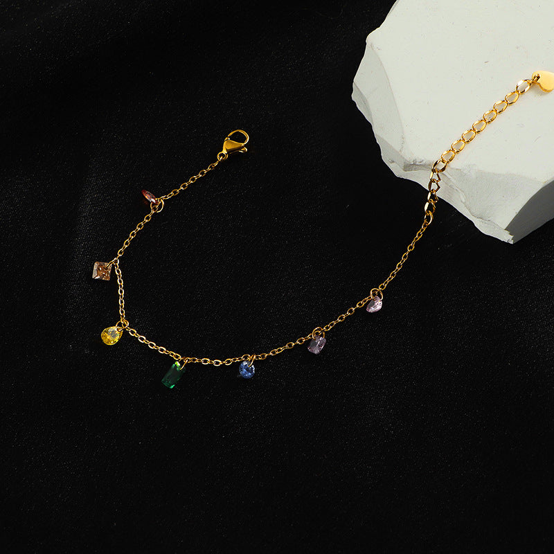 Rainbow Gems Bracelet