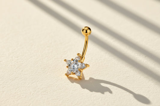 Star Belly Button Ring