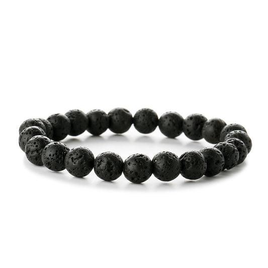 Genuine Gemstone Bracelet-Volcanic Rock